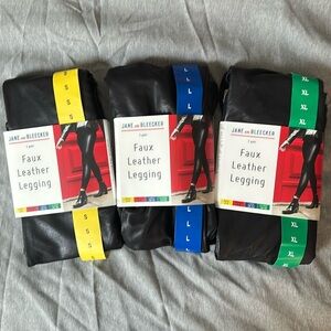 Jane and Bleecker faux leather leggings